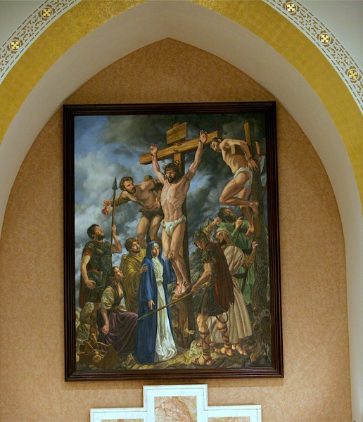 The Crucifixion, St. Bernard's Church in Easton, Pennsylvania : Commissions : Dana Van Horn