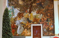 Mural at St. Catharine of Siena 16' x 20' oil on linen