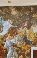 Detail of mural in St Catharine of Siena, Allentown, PA 